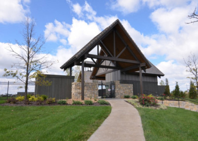 Community Pool Entrance