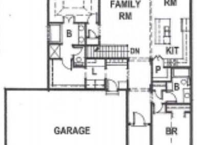 The LG Oregon main level floorplan