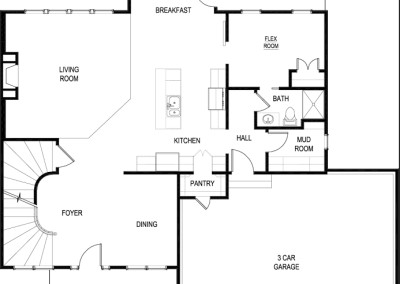 Silverton Main Level floorplan