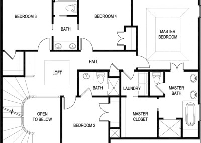 Silverton Upper Floorplan