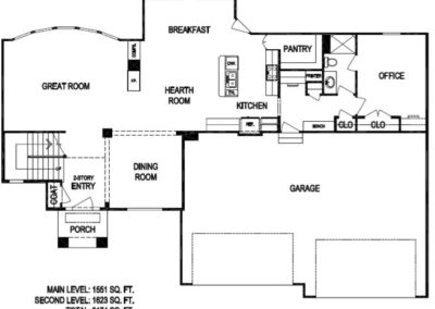 The Timber IV Main Level floorplan