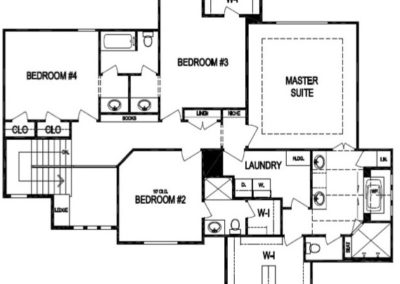 The Timber IV Upper Level floorplan