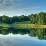 lake at woodland trails