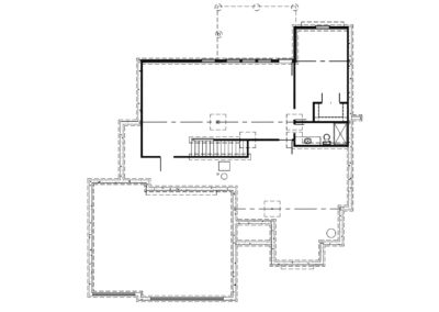 The Allenstone by Stewart Builders basement floorplan