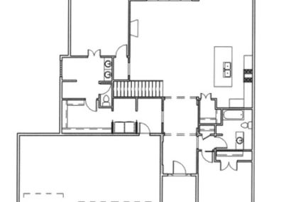 The Whitney Expanded Main Level floorplan by LG Homes