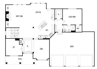 Wildwood by Kevin Higdon lower level floorplan