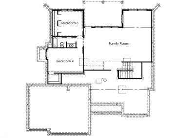 The Mackenzie III lower level floorplan