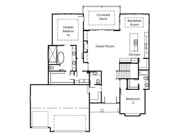 The Mackenzie III main floor floorplan